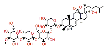 Deacetyl thelenotoside B